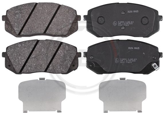 Set placute frana,frana disc punte fata (35256 ABS) HYUNDAI,KIA