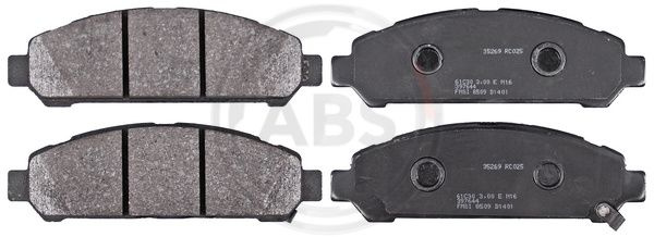 Set placute frana,frana disc punte fata (35269 ABS) TOYOTA