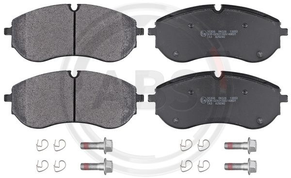Set placute frana,frana disc punte fata (35308 ABS) MAN,VW