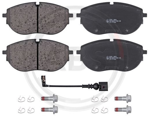 Set placute frana,frana disc punte fata (35338 ABS) VW