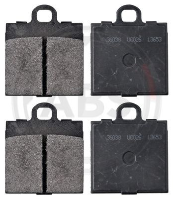 Set placute frana,frana disc punte fata (36038 ABS) VW