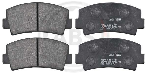 Set placute frana,frana disc punte fata (36071 ABS) ISUZU,MAZDA
