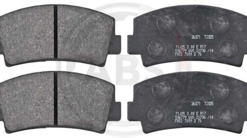 Set placute frana,frana disc punte fata (36071 ABS) ISUZU,MAZDA