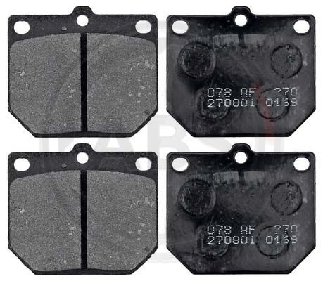 Set placute frana,frana disc punte fata (36078 ABS) NISSAN,TOYOTA