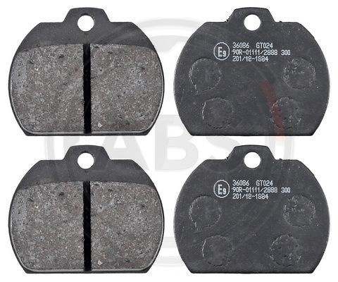 Set placute frana,frana disc punte fata (36086 ABS) VW