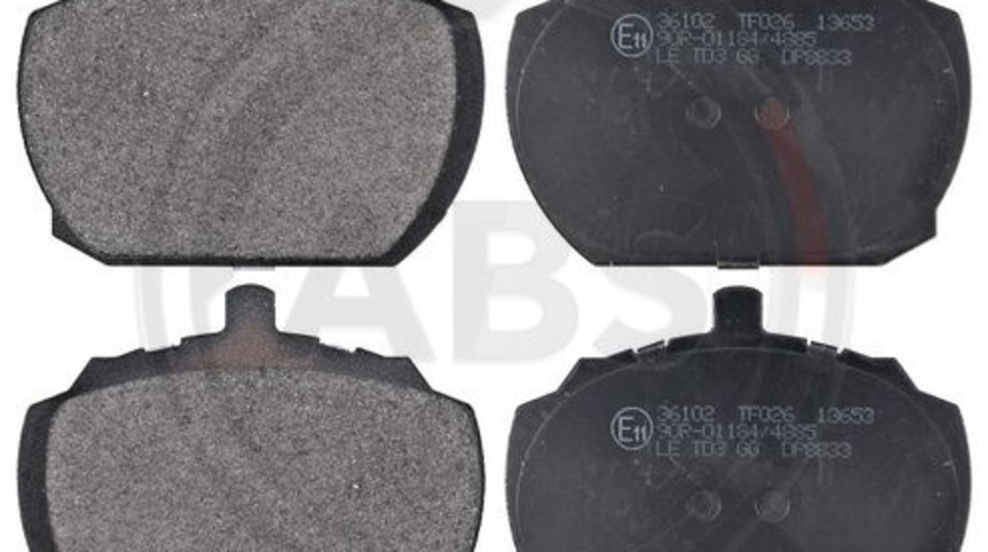 Set placute frana,frana disc punte fata (36102 ABS) BEDFORD,FORD,LDV,RELIANT,ROVER,TRIUMPH,VAUXHALL