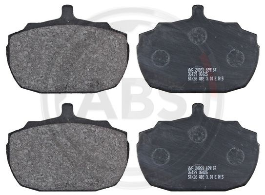 Set placute frana,frana disc punte fata (36139 ABS) AUSTIN,MG