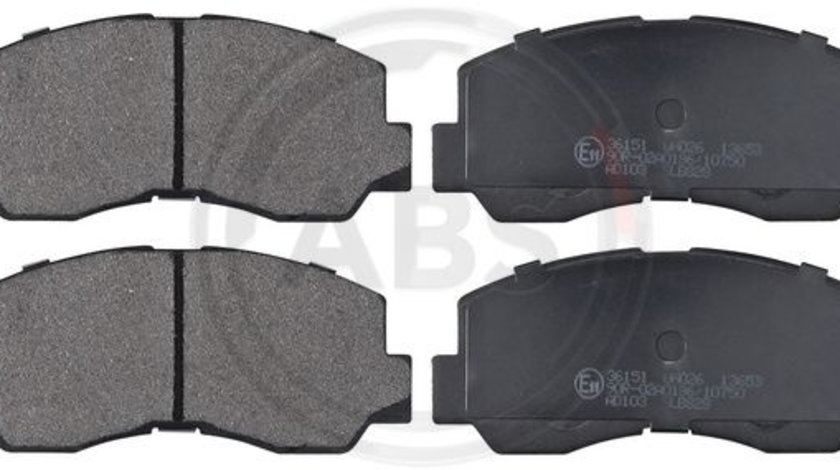 Set placute frana,frana disc punte fata (36151 ABS) MITSUBISHI,TOYOTA