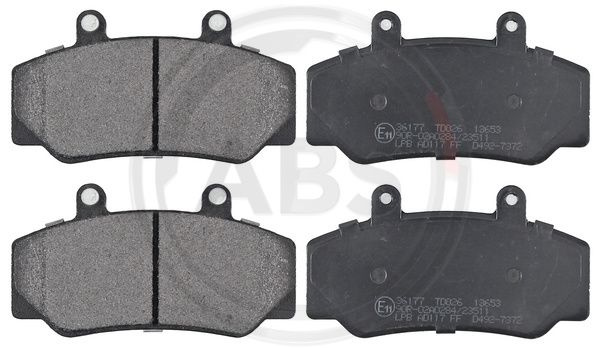Set placute frana,frana disc punte fata (36177 ABS) VOLVO