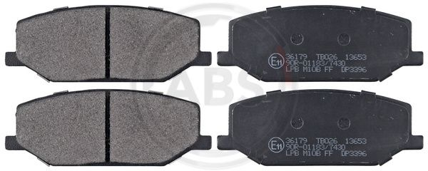 Set placute frana,frana disc punte fata (36179 ABS) SANTANA,SUZUKI