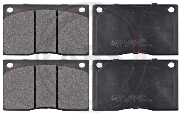 Set placute frana,frana disc punte fata (36341 ABS) DAIMLER,JAGUAR,RENAULT
