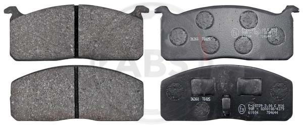 Set placute frana,frana disc punte fata (36368 ABS) TOYOTA