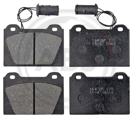 Set placute frana,frana disc punte fata (36444 ABS) AUSTIN,MG