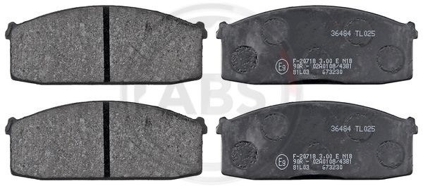 Set placute frana,frana disc punte fata (36484 ABS) NISSAN