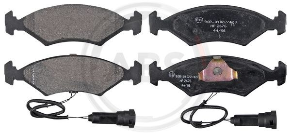 Set placute frana,frana disc punte fata (36485 ABS) FORD