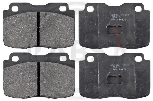 Set placute frana,frana disc punte fata (36496 ABS) FIAT