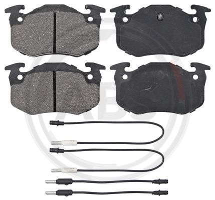 Set placute frana,frana disc punte fata (36503 ABS) ALPINE,Citroen