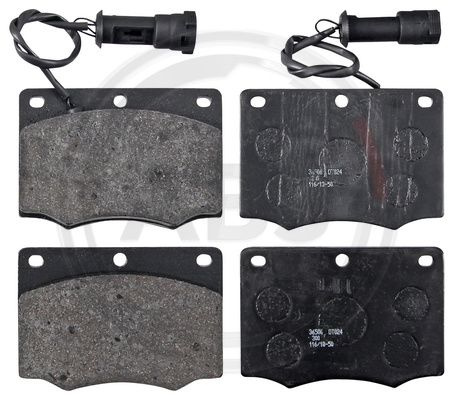 Set placute frana,frana disc punte fata (36506 ABS) FORD,MOSKVICH