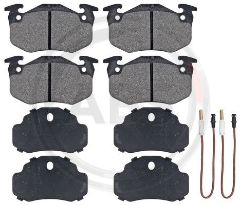 Set placute frana,frana disc punte fata (36525 ABS) RENAULT