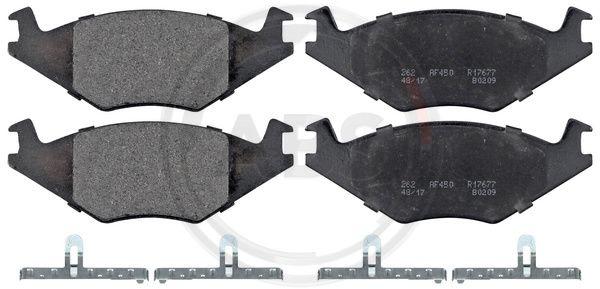 Set placute frana,frana disc punte fata (36539 ABS) SEAT,VW