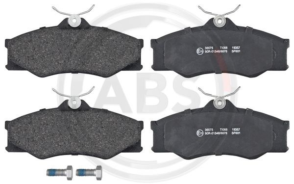 Set placute frana,frana disc punte fata (36575 ABS) VW