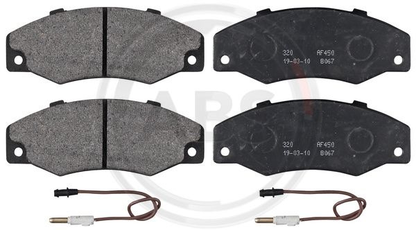Set placute frana,frana disc punte fata (36577 ABS) RENAULT