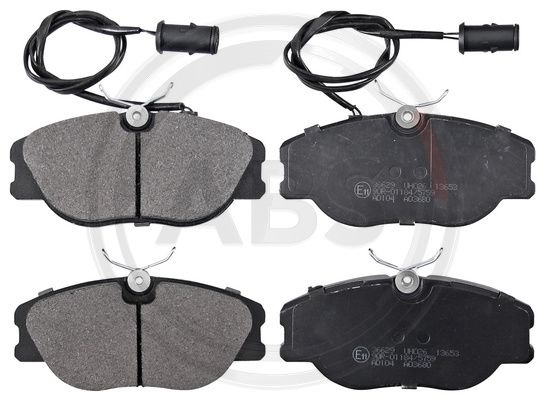 Set placute frana,frana disc punte fata (36629 ABS) ALFA ROMEO,LANCIA