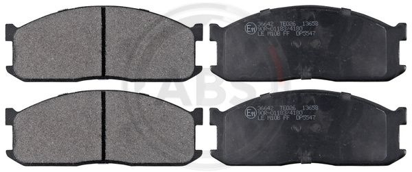 Set placute frana,frana disc punte fata (36642 ABS) FORD,KIA,MAZDA