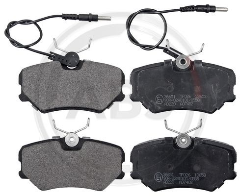 Set placute frana,frana disc punte fata (36651 ABS) PEUGEOT