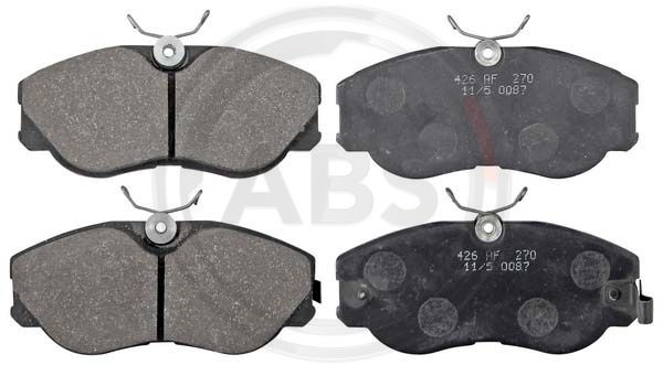 Set placute frana,frana disc punte fata (36671 ABS) NISSAN