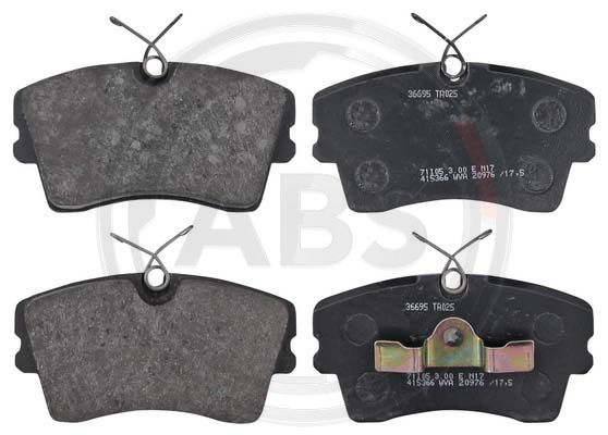 Set placute frana,frana disc punte fata (36695 ABS) OPEL,VAUXHALL