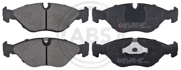 Set placute frana,frana disc punte fata (36698 ABS) SAAB