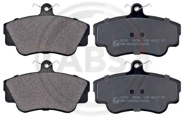 Set placute frana,frana disc punte fata (36703 ABS) VOLVO
