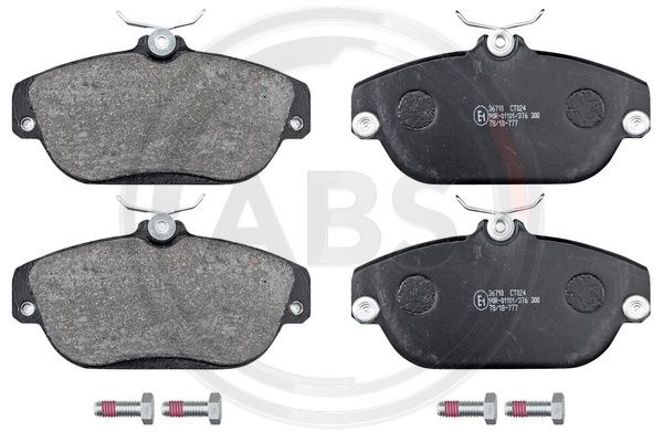 Set placute frana,frana disc punte fata (36710 ABS) VOLVO