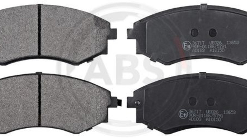 Set placute frana,frana disc punte fata (36717 ABS) DAEWOO,HYUNDAI,KIA,NISSAN,SSANGYONG