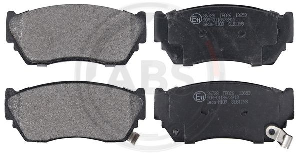 Set placute frana,frana disc punte fata (36728 ABS) NISSAN