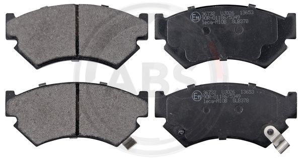 Set placute frana,frana disc punte fata (36732 ABS) SUBARU