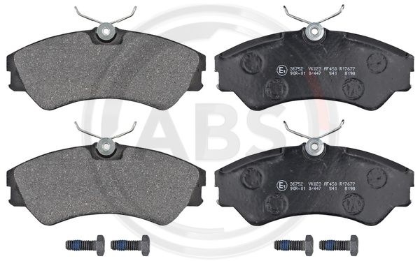 Set placute frana,frana disc punte fata (36752 ABS) VW