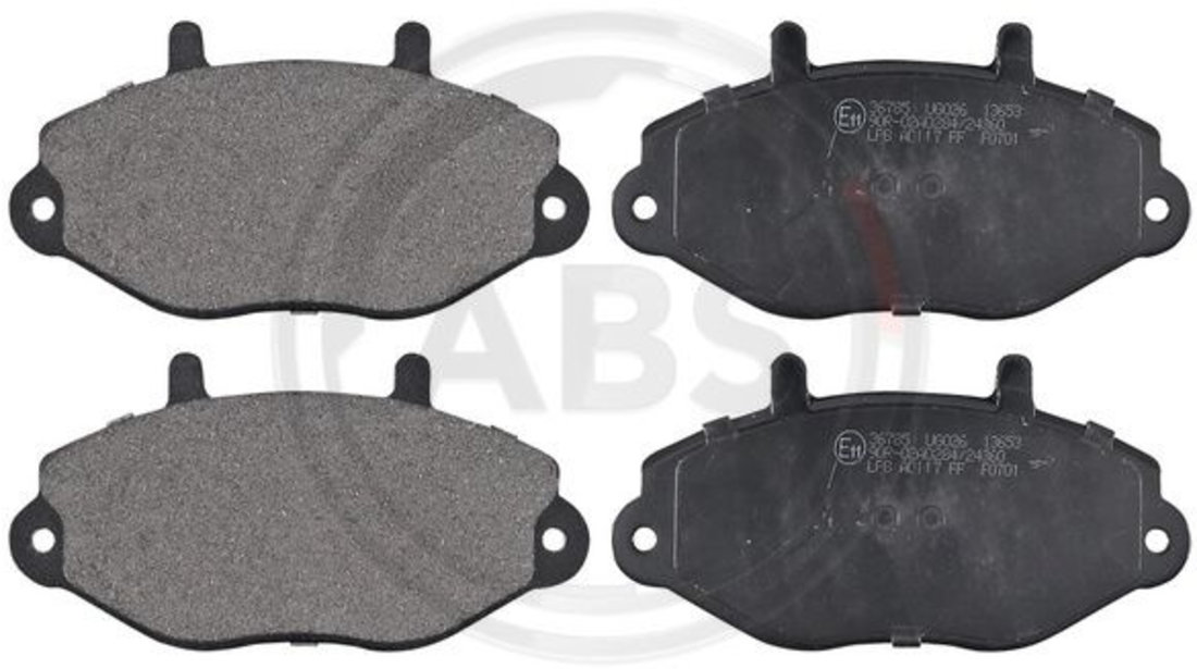 Set placute frana,frana disc punte fata (36785 ABS) FORD