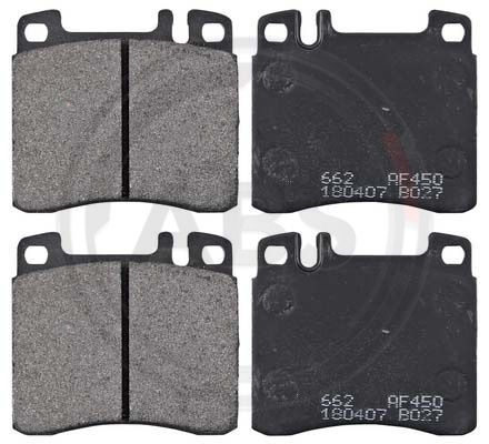 Set placute frana,frana disc punte fata (36786 ABS) MERCEDES-BENZ