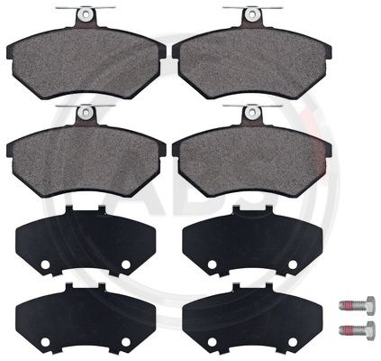 Set placute frana,frana disc punte fata (36790 ABS) AUDI,SEAT,VW