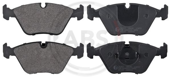 Set placute frana,frana disc punte fata (36807 ABS) AUDI