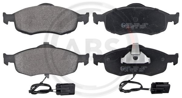 Set placute frana,frana disc punte fata (36808 ABS) FORD