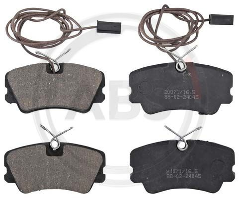 Set placute frana,frana disc punte fata (36819 ABS) ALFA ROMEO