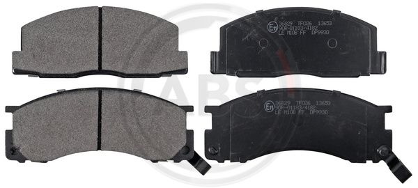 Set placute frana,frana disc punte fata (36829 ABS) TOYOTA