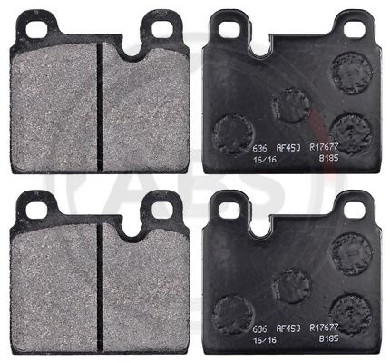 Set placute frana,frana disc punte fata (36833 ABS) PORSCHE