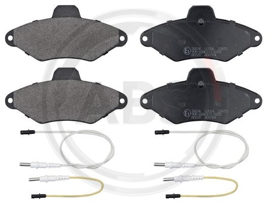 Set placute frana,frana disc punte fata (36836 ABS) Citroen
