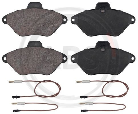 Set placute frana,frana disc punte fata (36837 ABS) Citroen