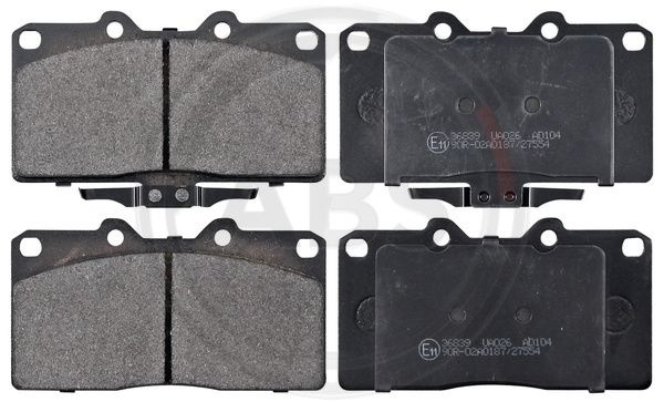 Set placute frana,frana disc punte fata (36839 ABS) DODGE,MITSUBISHI