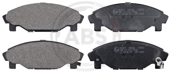 Set placute frana,frana disc punte fata (36869 ABS) DAIHATSU